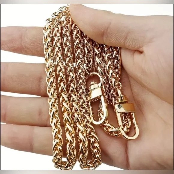 Gold-Toned Metal Crossbody Replacement Chain • NWOT - Picture 3 of 4